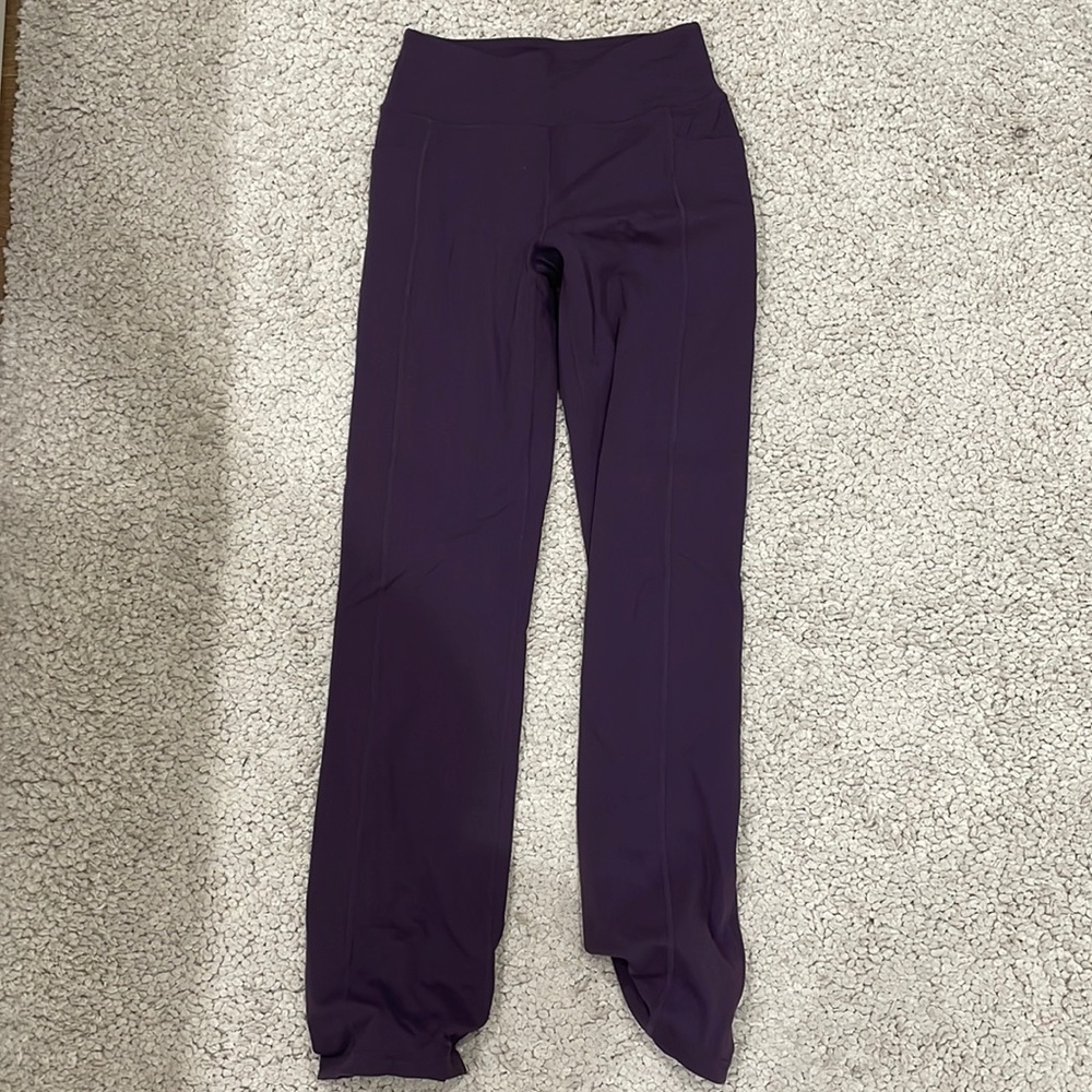 purple leggings